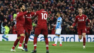 Liverpool goleó 5-0 al Huddersfield Town en Anfield por la Premier League