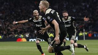 Ajax venció 1-0 al Tottenham por la ida de la semifinal de la Champions League