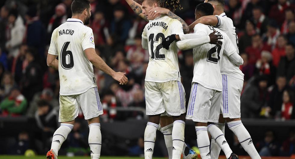 Real Madrid venció 2-0 a Bilbao por LaLiga Santander. Mira los goles aquí. (Foto: AFP)