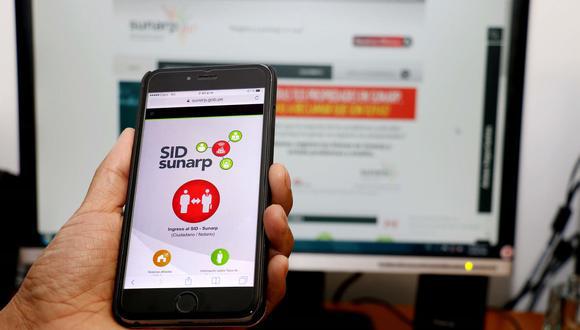 Los trámites pueden realizarse de forma virtual a través del Sistema de Intermediación Digital SID-Sunarp. (Foto: Difusión)