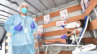 Minsa instala módulos para promover la donación voluntaria de sangre durante cuarentena