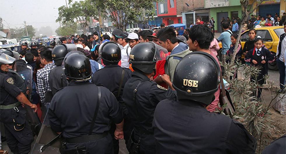 La violencia en Huaycán dejó un muerto y 27 heridos. (Foto: Agencia Andina)