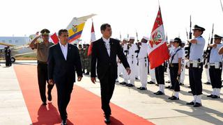Piura: Humala y Correa presiden gabinete binacional a 15 años del Acuerdo de Paz