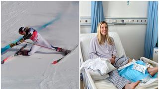 Esquiadora tuvo grave accidente y acabó con una fractura en los Juegos Olímpicos de Invierno | VIDEO