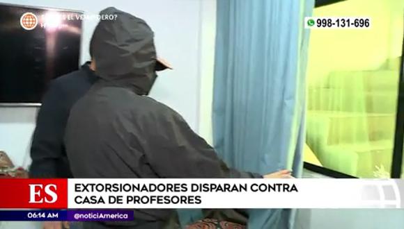 Denuncian extorsión en San Juan de Miraflores. (Foto: América Noticias)