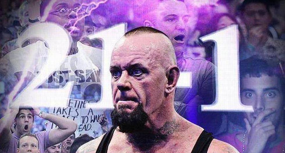 La racha de The Undertaker empezó en 1991, cuando en 'WrestleMania VII' venció a Jimmuy Snuka (Foto: Facebook/WWE)