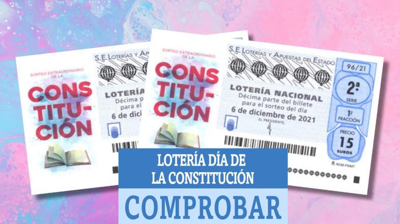 Lotería Nacional: resultados del sorteo del Día de la Constitución