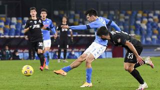 Golazo de media distancia y asistencia del ‘Chucky’ Lozano para Napoli en la Copa de Italia | VIDEO