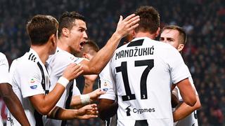 Juventus, con un gol de Cristiano Ronaldo, superó 2-0 al Milan por la Serie A