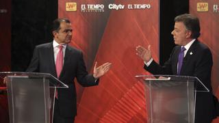 Colombia: Santos y Zuluaga se lanzan acusaciones en debate