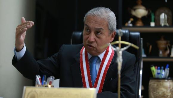 Pedro Chávarry, fiscal de la Nación, es sindicado como presunto integrante de Los Cuellos Blancos del Puerto. (Foto: Archivo El Comercio)
