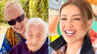 Thalía y Laura Zapata: Las actrices celebraron los 104 años de su abuelita 
