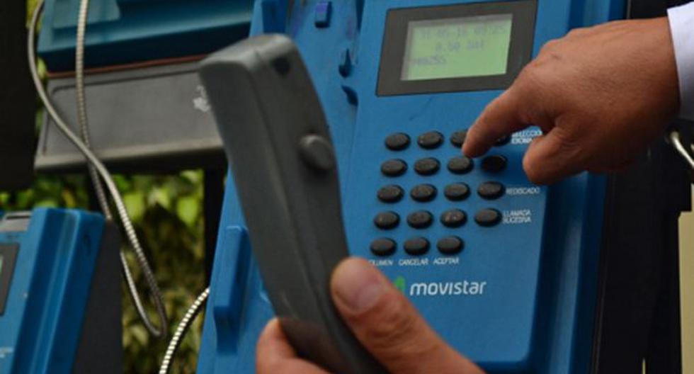 Policía incautó más de 40 teléfonos públicos a través de los cuales se extorsionaba a personas y empresas. (Foto: Andina)
