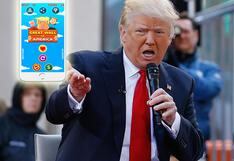 Donald Trump construye muro en hilarante juego para smartphone