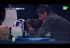 Andrea Pirlo se lesionó en el partido con el Borussia Dortmund