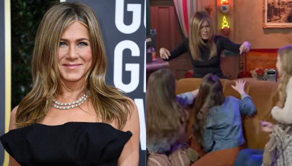 Jennifer Aniston emocionó a sus fans que visitaron el set de “Central Perk”  (Foto: AFP/Captura)