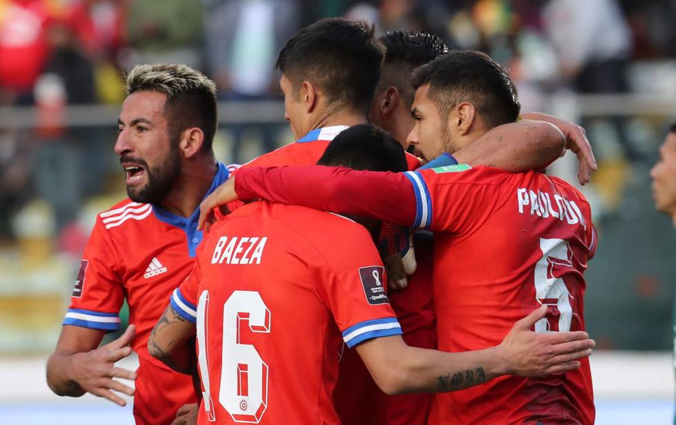 Chile venció 3-2 a Bolivia en La Paz y se mantiene con chances en las Eliminatorias Qatar 2022. (Foto: Conmebol)