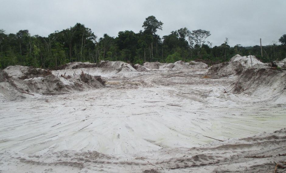 Esta es la zona donde se encuentra la arena blanca. (Foto: Sernanp)