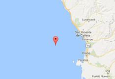 Lima: sismo de 4,3 grados de magnitud se registró al sur de Cañete