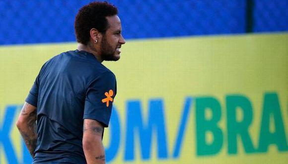 El rostro de dolor de Neymar tras lesionarse. (Foto: AFP)