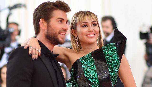 Miley Cyrus y Liam Hemsworth decidieron separarse luego de 8 meses de haberse casado. (Foto: AFP)