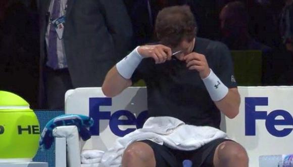 Murray se cortó el pelo en pleno partido ante Rafael Nadal