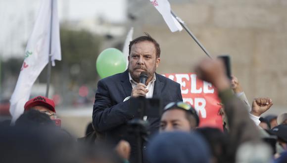 Gonzalo Alegría, candidato a la Alcaldía de Lima por Juntos por el Perú. (Fotos: Renzo Salazar / @photo.gec)