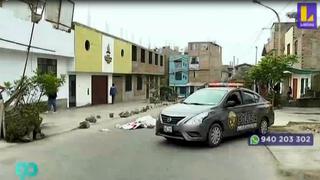 Chorrillos: hallan cadáver de un hombre abandonado en plena calle | VIDEO