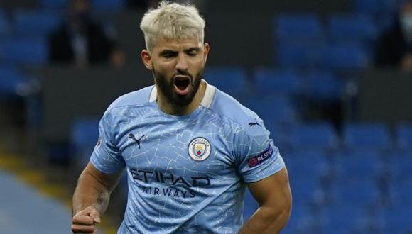 Sergio Agüero es el goleador histórico de Manchester City, con 258 anotaciones. (Foto: AFP)