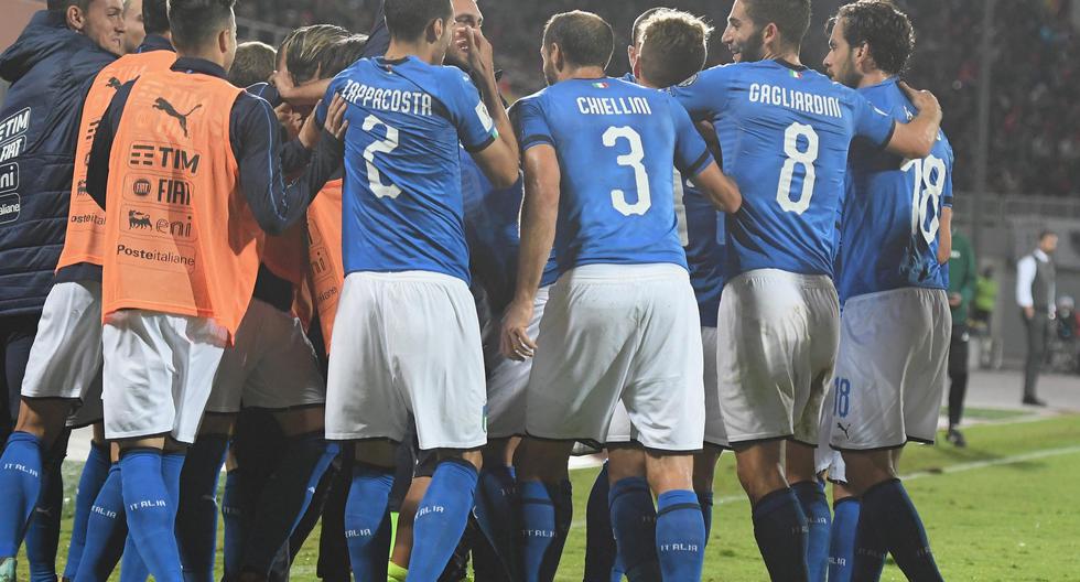 Italia vs Albania se enfrentaron en el Estadio Loro Boriçi por las Eliminatorias 2018. (Foto: Getty Images)