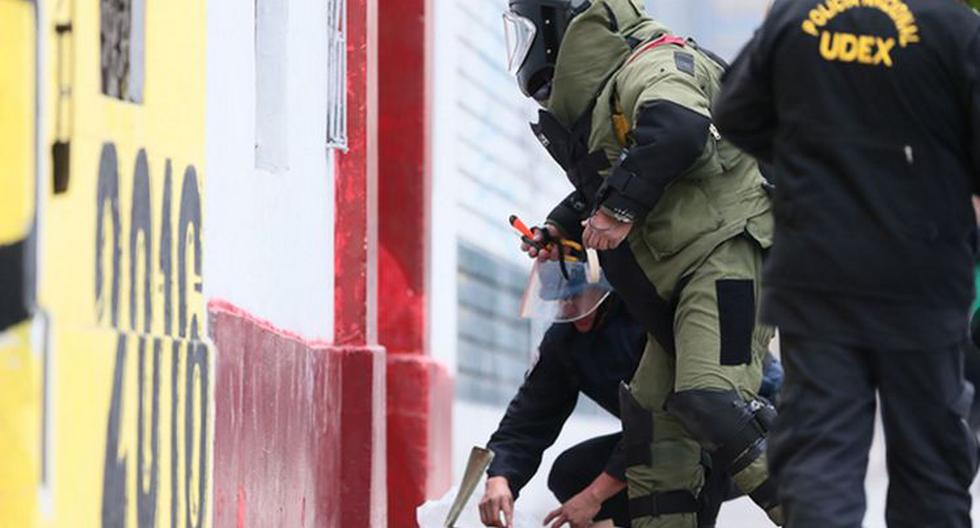 Investigan procedencia de las granadas. (Foto: Andina)