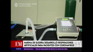Coronavirus en Perú: Marina de Guerra del Perú desarrolló respiradores artificiales