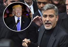 George Clooney: "Donald Trump no va a ser presidente"