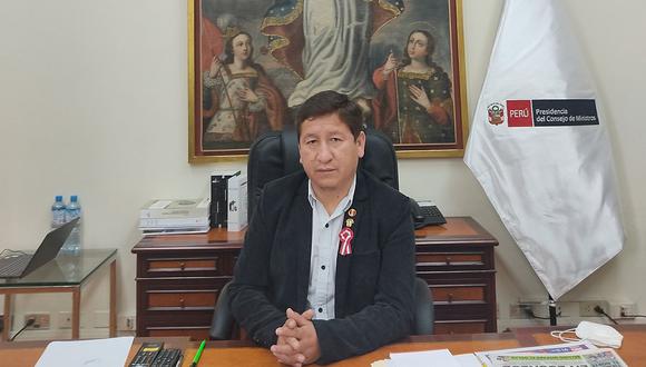 Guido Bellido, presidente del Consejo de Ministros. (Foto: Guido Bellido / Twitter)