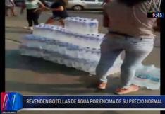 Lima: revenden botellas de agua a precios exorbitantes