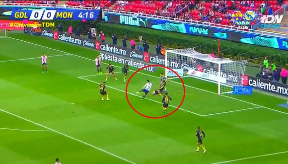 Chivas Guadalajara vs. Morelia: así fue el gol de Ángel Zaldívar para el 1-0 del 'Rebaño'. (Foto: captura)