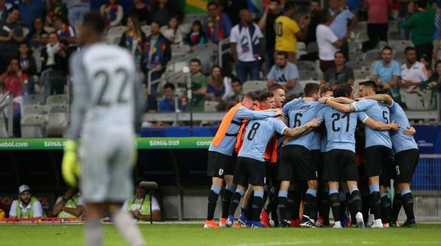 Ecuador vs. Uruguay. (Foto: AFP)