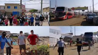 Cañete: vecinos impiden que pasajeros de cinco buses se hospeden en Asia por temor a COVID-19 | VIDEO