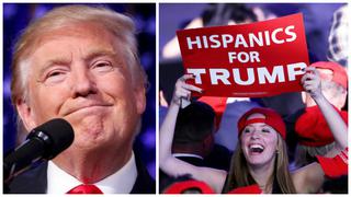 Trump consiguió más votos de latinos que Romney en el 2012