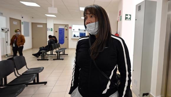 Sandra Montiel en la clínica. (Foto: AFP)