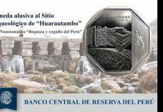 Esta es la moneda de S/. 1 alusiva a sitio arqueológico de Huarautambo