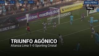 Alianza Lima venció a Sporting Cristal en la semifinal de ida de la Liga 1