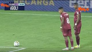 La asistencia de Raziel García para el gol anotado por Tolima y el título de la Superliga en Colombia | VIDEO