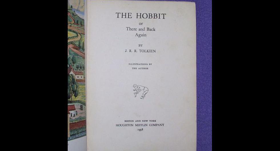 Primera edición de El Hobbit. (Foto: Wikimedia)