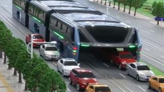 ¿Solución al tráfico? conoce el "autobús del futuro" de China