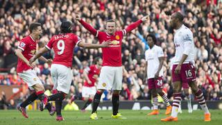 Manchester United venció 3-1 al Aston Villa por Premier League
