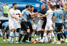 Uruguay vs. Francia: la simulación de Mbappé que generó conato de bronca