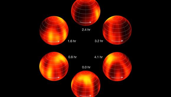 Astrónomos crean primer mapa del tiempo de una enana marrón