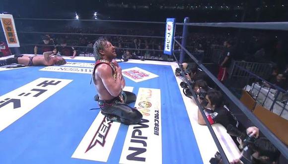 Kenny Omega derrotó a Chris Jericho en Wrestle Kingdom 12. (Foto: NJPW)