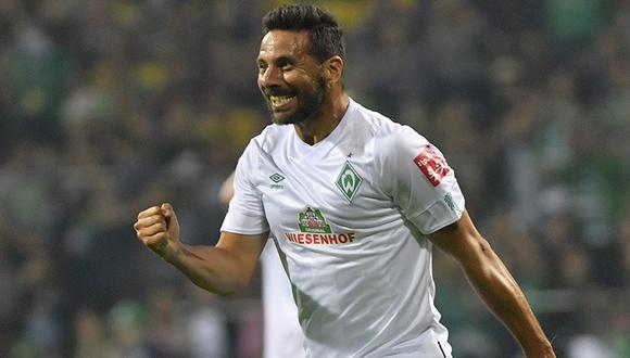 Claudio Pizarro ha anotado 197 goles en la Bundesliga. (Foto: Werder Bremen)